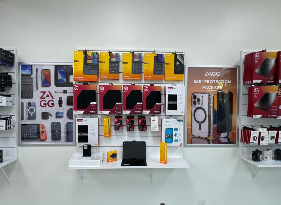 ZAGG Brier Creek Product Wall Image