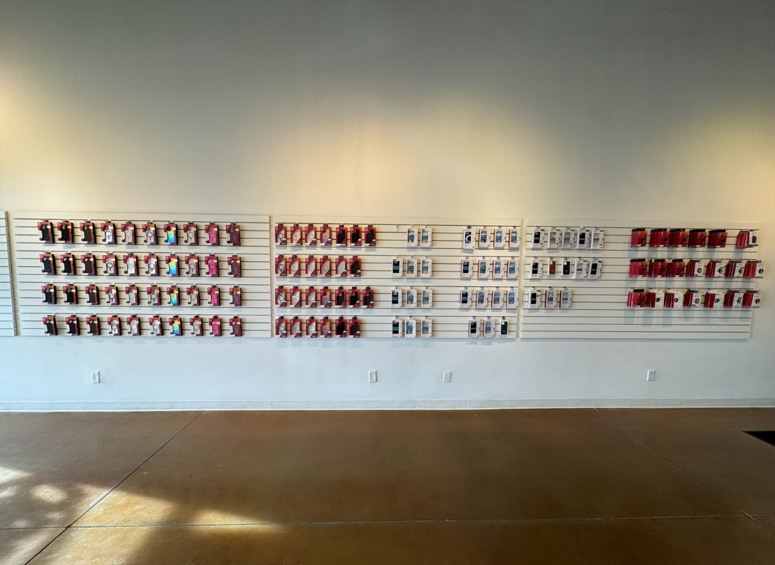 product wall inside of ZAGG North Logan