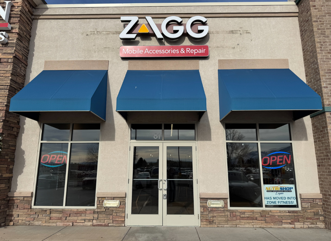 storefront view of ZAGG North Logan