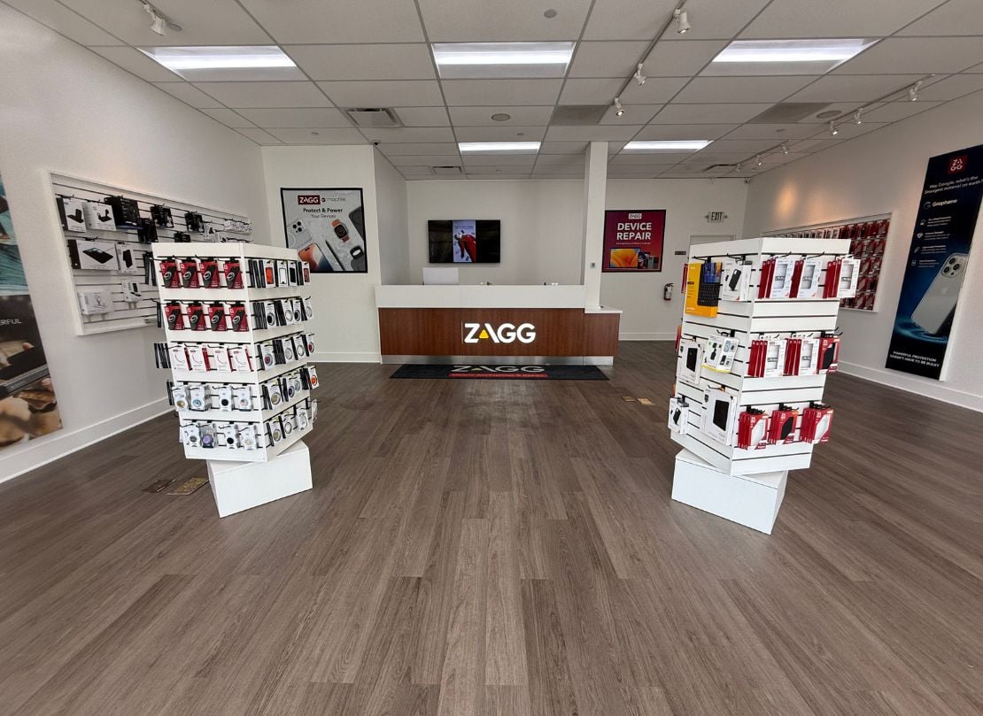interior view of zagg store in orchard town