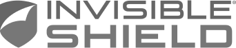 invisibleshield logo in grayscale