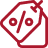 red discounts icon