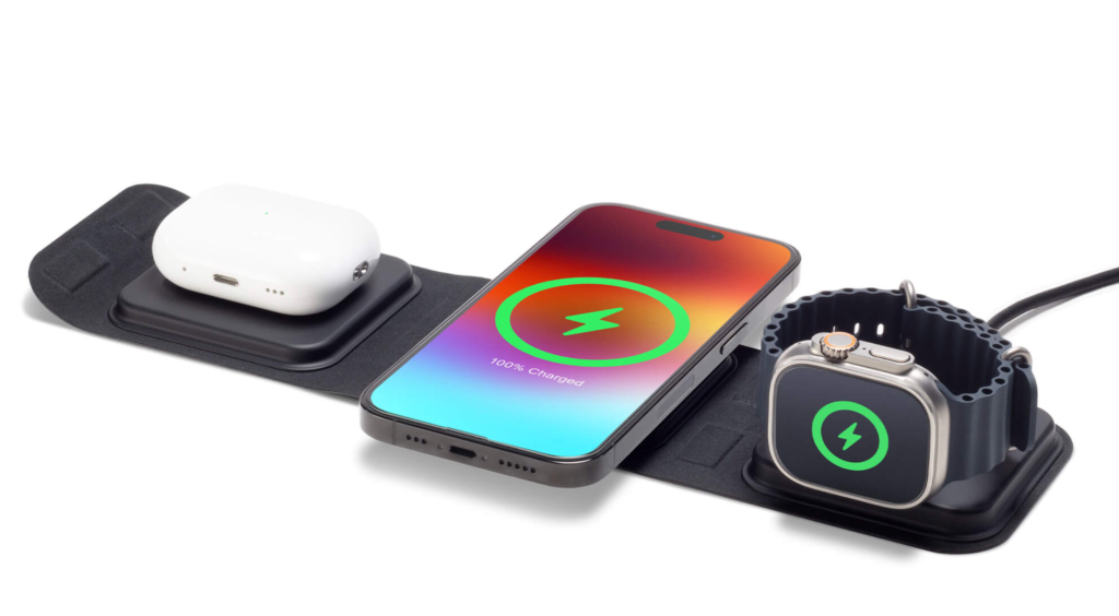 charging dock charging multiple apple products